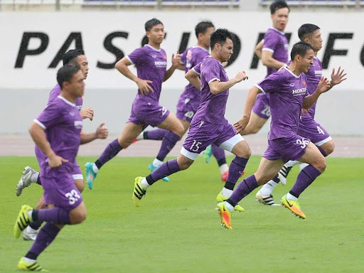 Đội tuyển Việt Nam luyện tập chăm chỉ chuẩn bị cho mọi trận đấu sắp tới